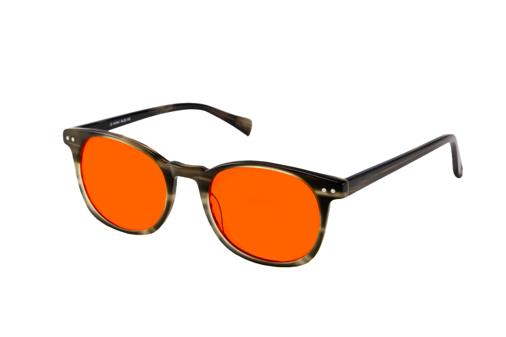 Arrow Blue Light Blocking Glasses Prescription Angled View