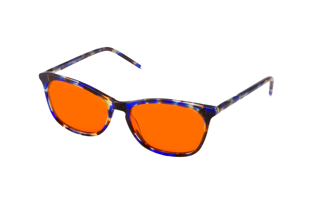Galaxy Blue Light Blocking Glasses Prescription Angled View