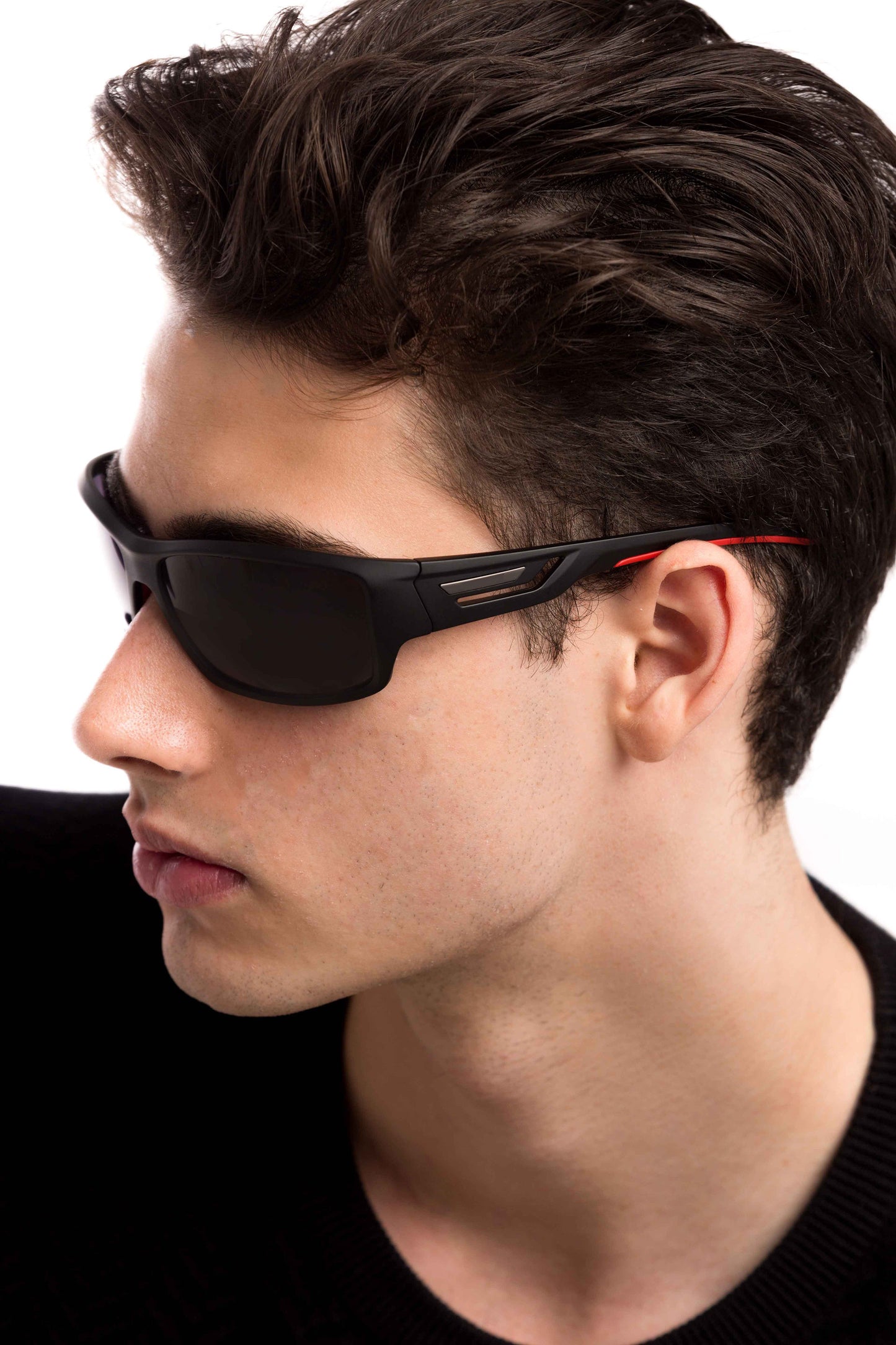 Man Wearing Onyx Sunglasses Prescription (Grey)
